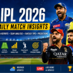Get IPL 2026 daily match insights, pitch reports, fantasy tips, team analysis, predictions, and latest cricket updates daily.