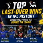 IPL last over thrilling finishes featuring iconic cricket moments and dramatic match-winning boundaries in IPL history