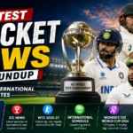 Latest international cricket news featuring ICC updates, World Test Championship standings, team rankings, and global cricket highlights in 2026.